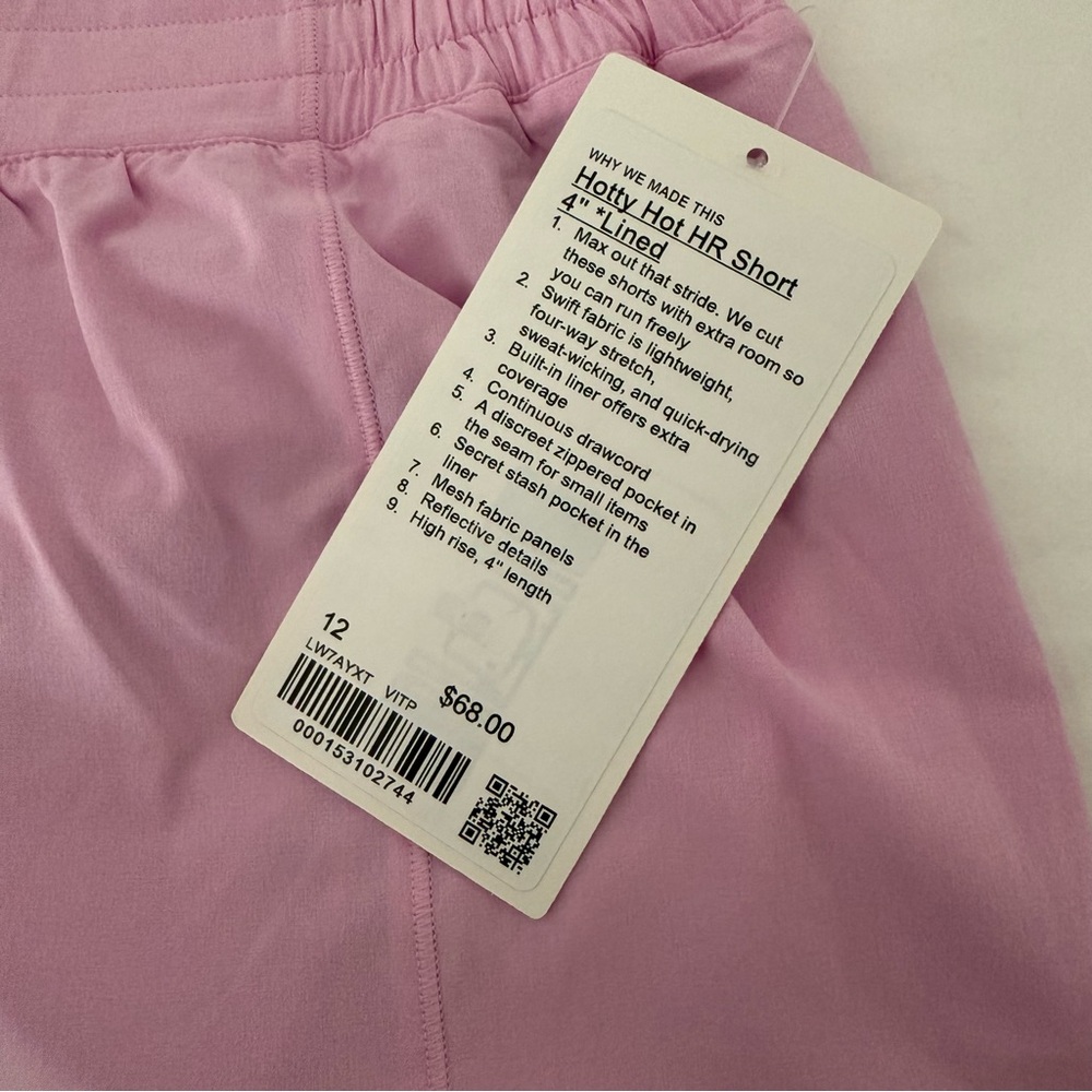 Lululemon Hotty Hot High-Rise Lined Shorts 4"
Vitapink Size 12 - Picture 9 of 13